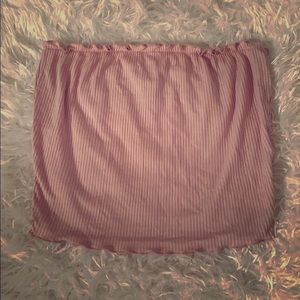 Forever 21 Lettuce Cropped tube top